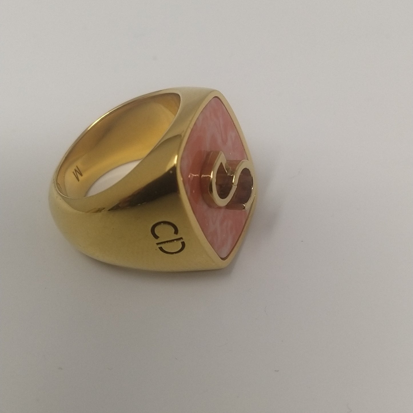 Dior anello dorato Lucky Dior CD