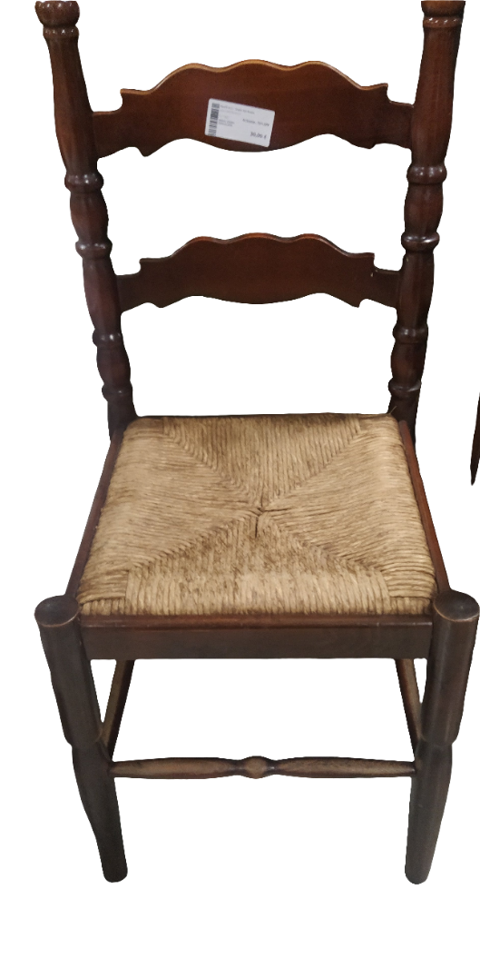 Sedia Legno Impagliata