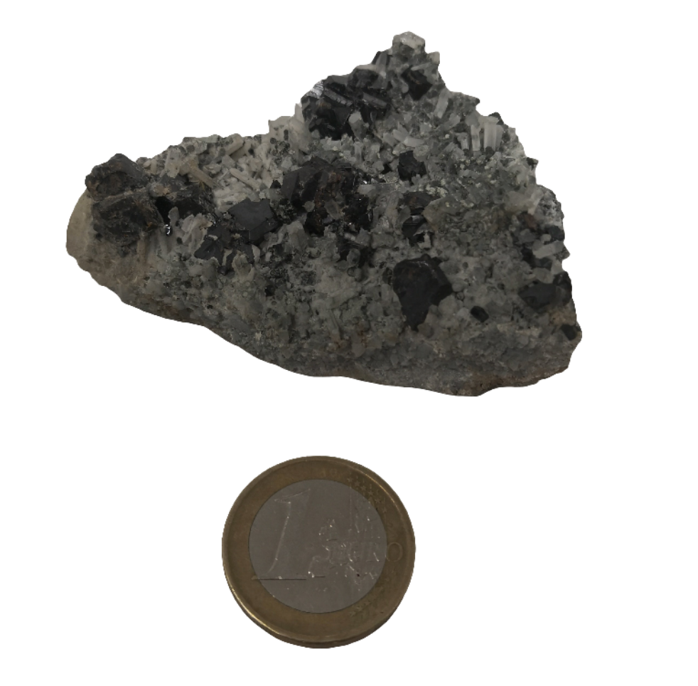 Minerale Sfalerite Su Quarzo - Bulgaria