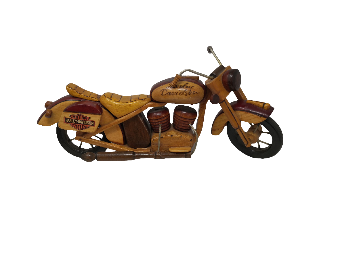 Modellino Harley Davidson Legno