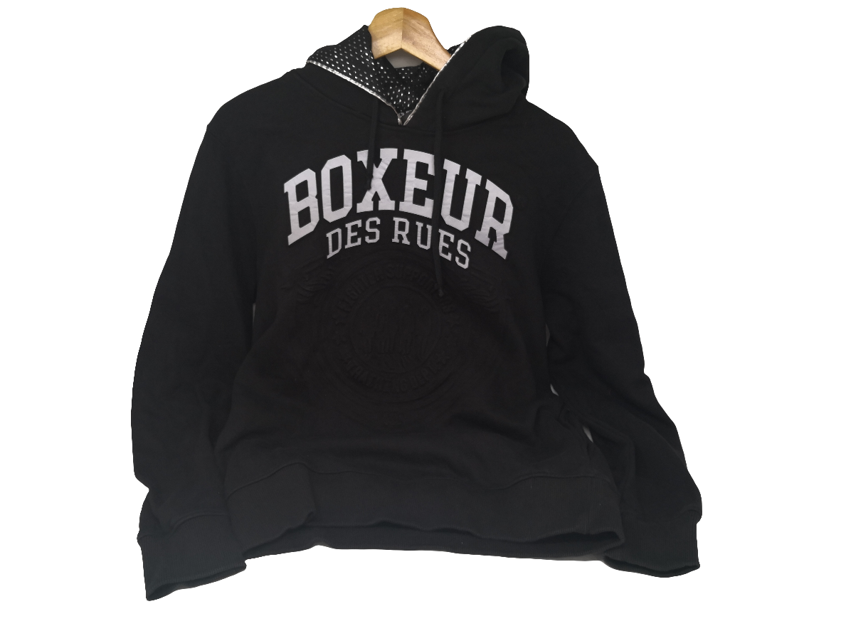 HOT Felpa Boxeur Bianca Donna Black Boxeur Felpa Boxeur