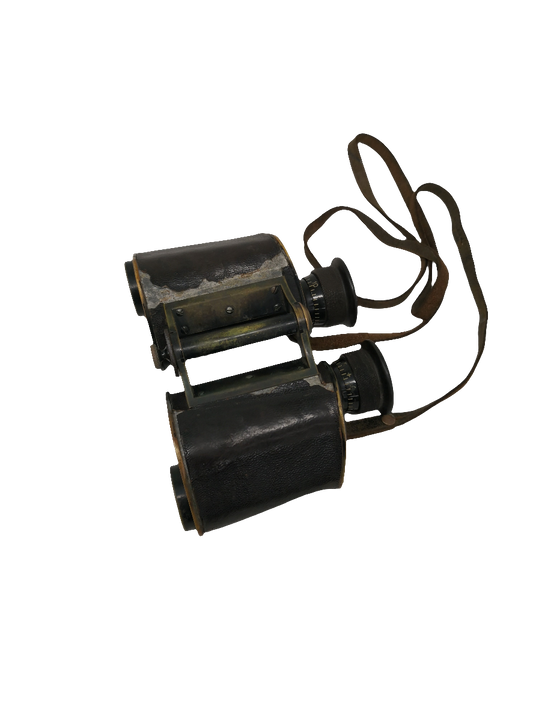 Binocolo Carl Zeiss Jena D.r.p. Vintage Anno 1900 Circa Con Custodia