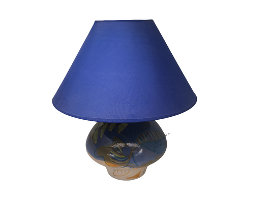 Monica Grandi Lampada Da Tavolo Maiolica Ferrara