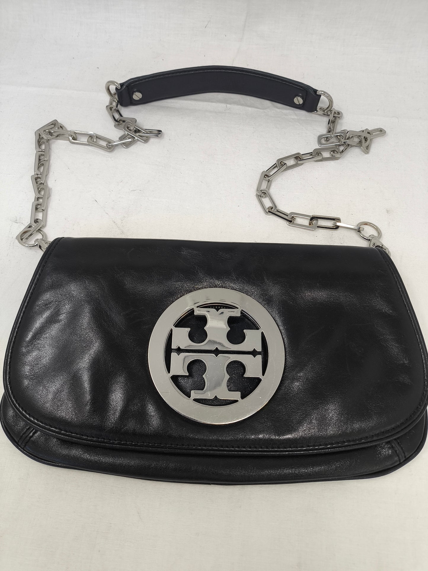 Tory Burch Borsa A Tracolla A Catene In Pelle Nera