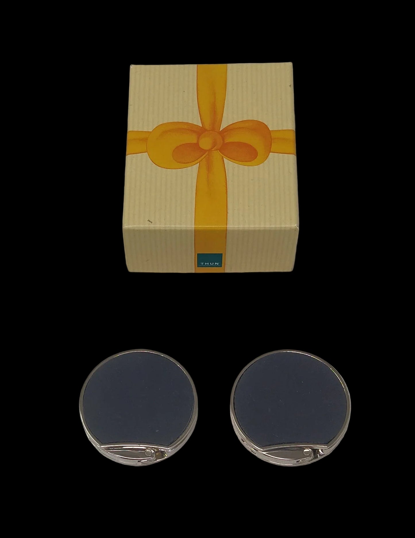 Thun Coppia Ganci Porta Borsa In Metallo Con Scatola Effigi Orsi