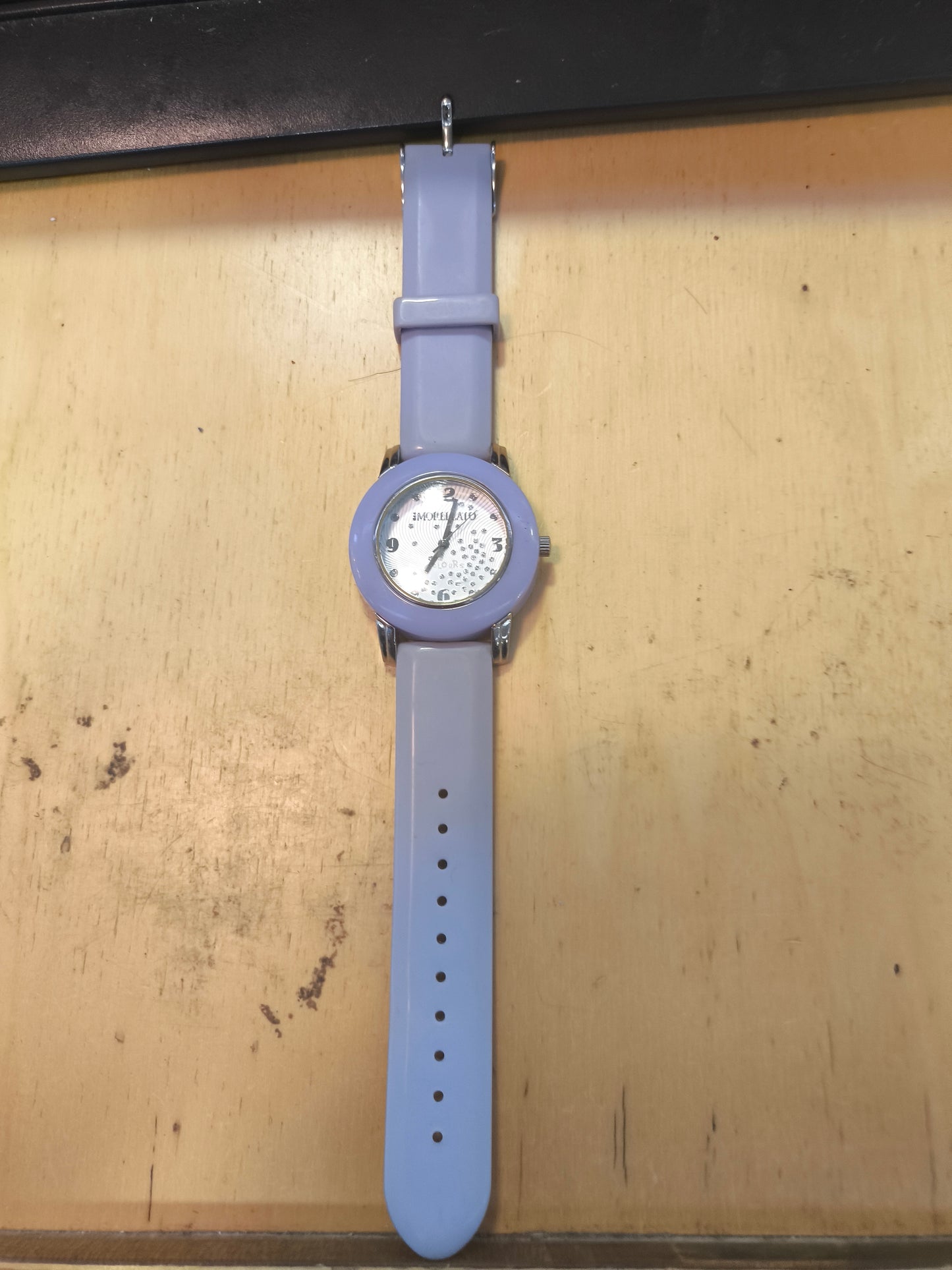 Morellato Orologio Da Polso Con Brillantini Bracciale Silicone Lilla