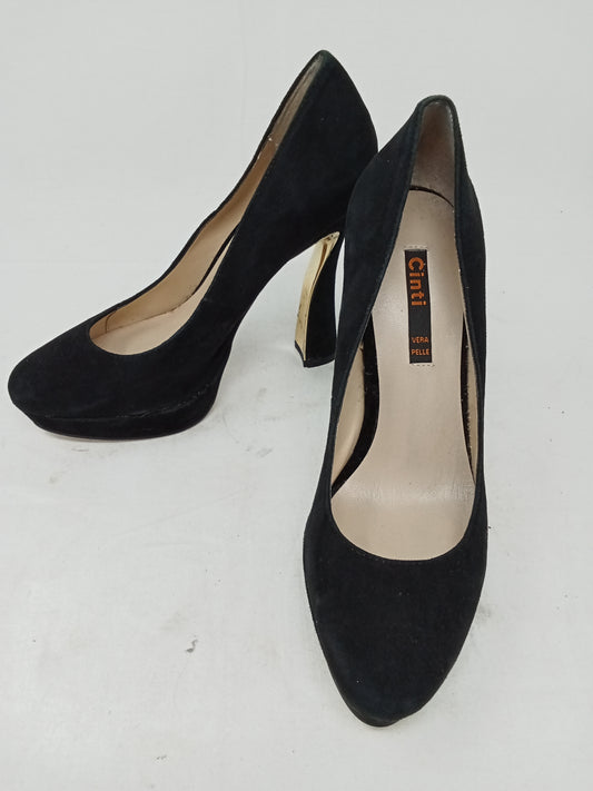 Cinti Scarpe Con Tacco Nera 37