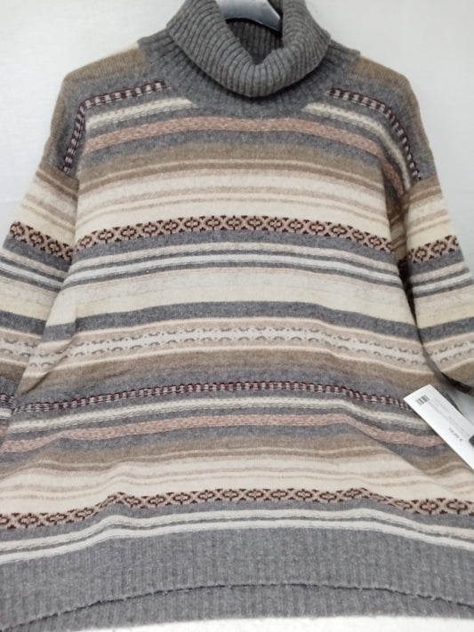Benetton Maglione Dolce Vita Grigio Beige Marr L