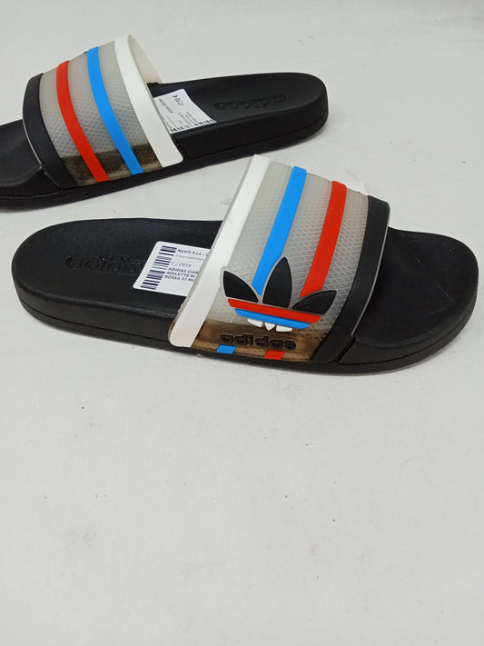 Adidas Ciabatta Adilette Blu Rossa 37 Nuova