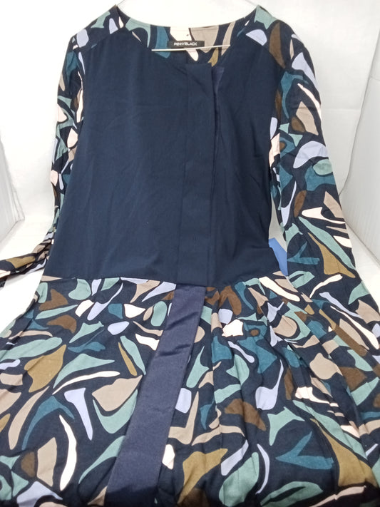 Penny Black Abito Blu Verde Marr 42
