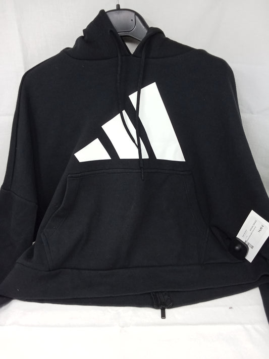 Adidas Felpa Nera Con Cap Xs