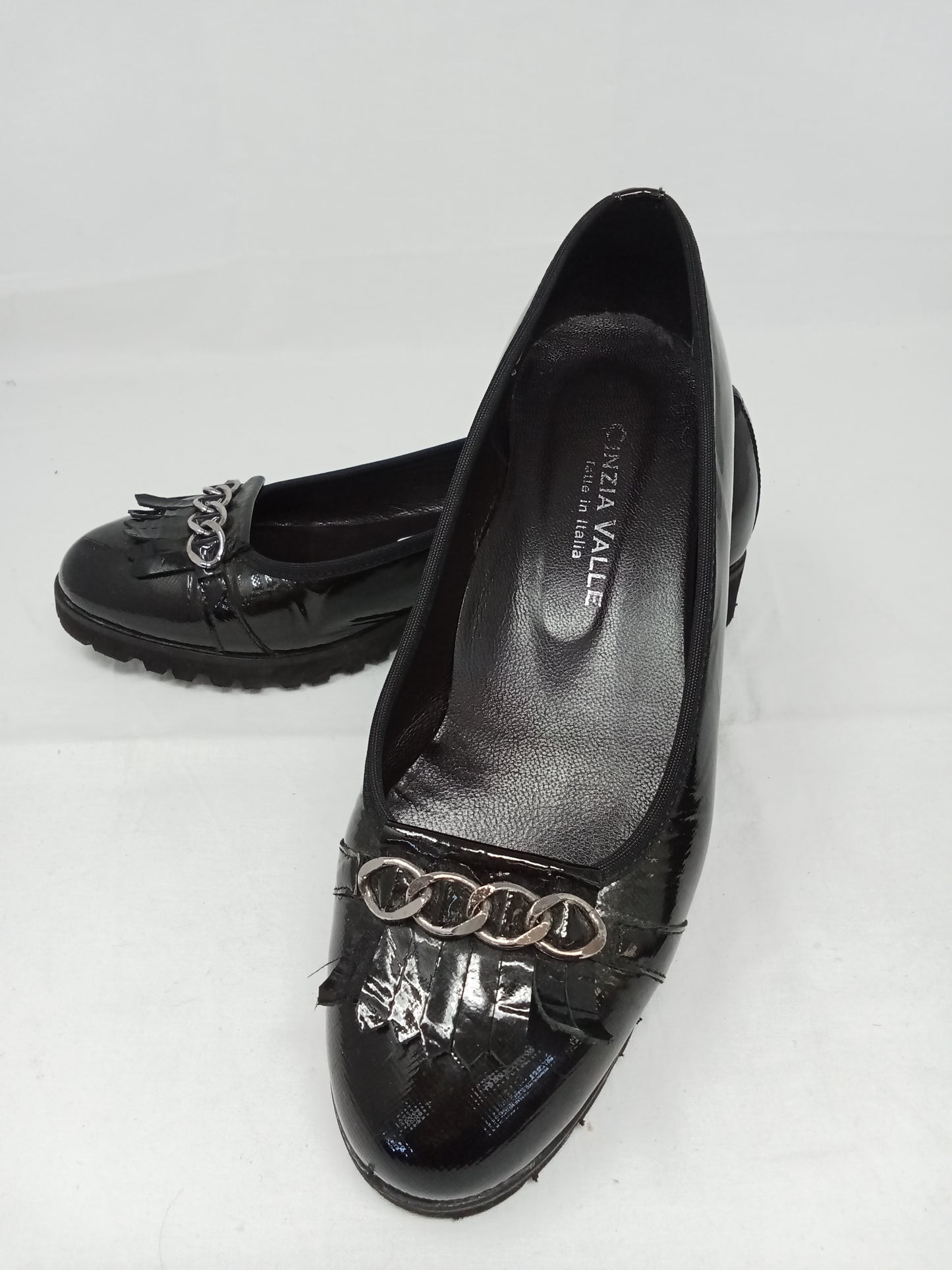 Cinzia Valle Mocassino Nero Frangr 36.5
