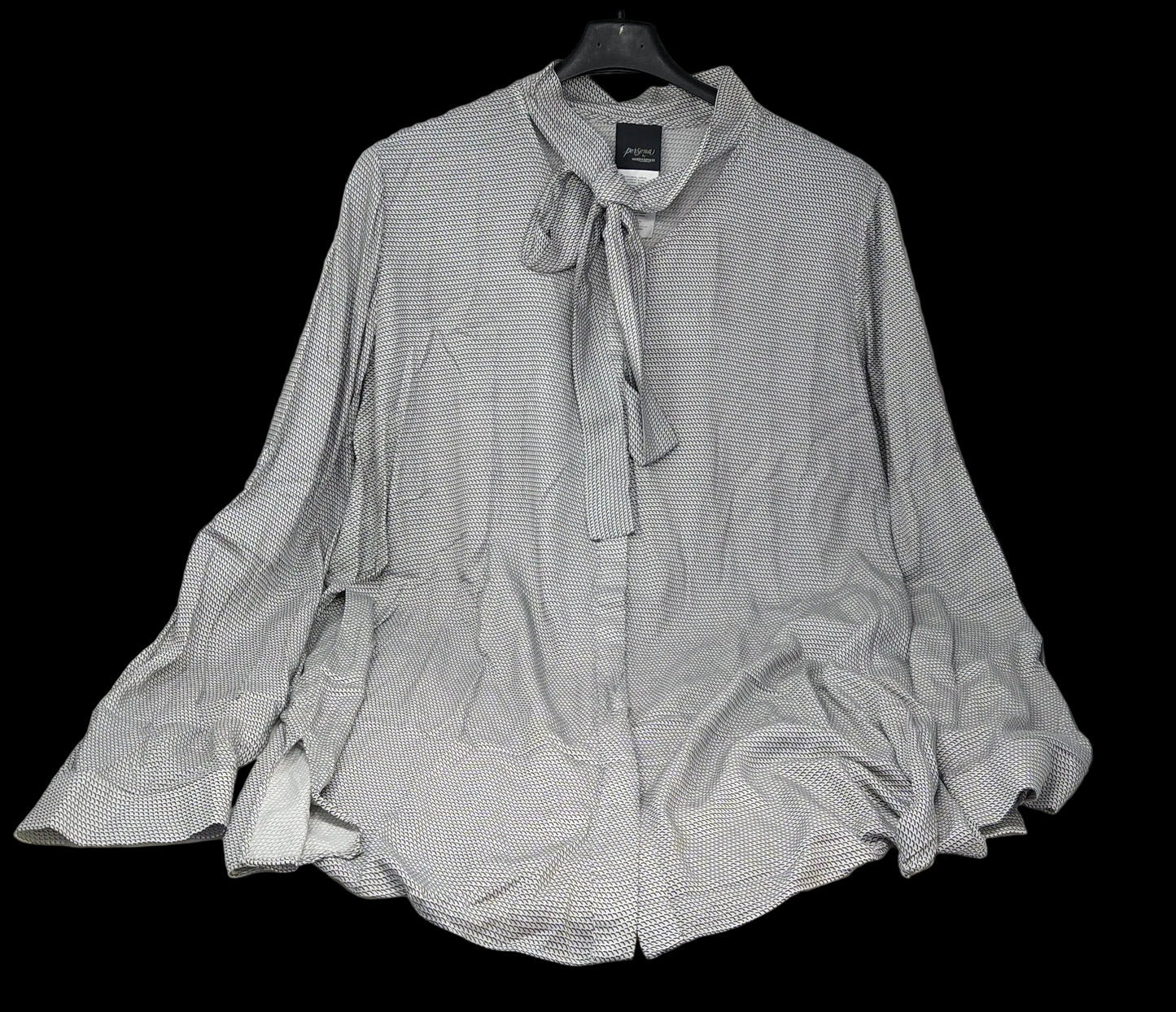 Marina Rinaldi Camicia Bca Nera Xl