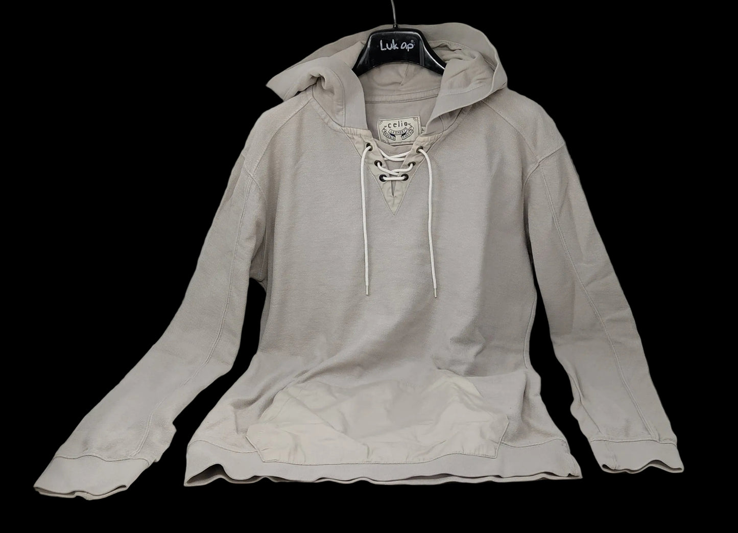 Celio Felpa Beige Con Cap L