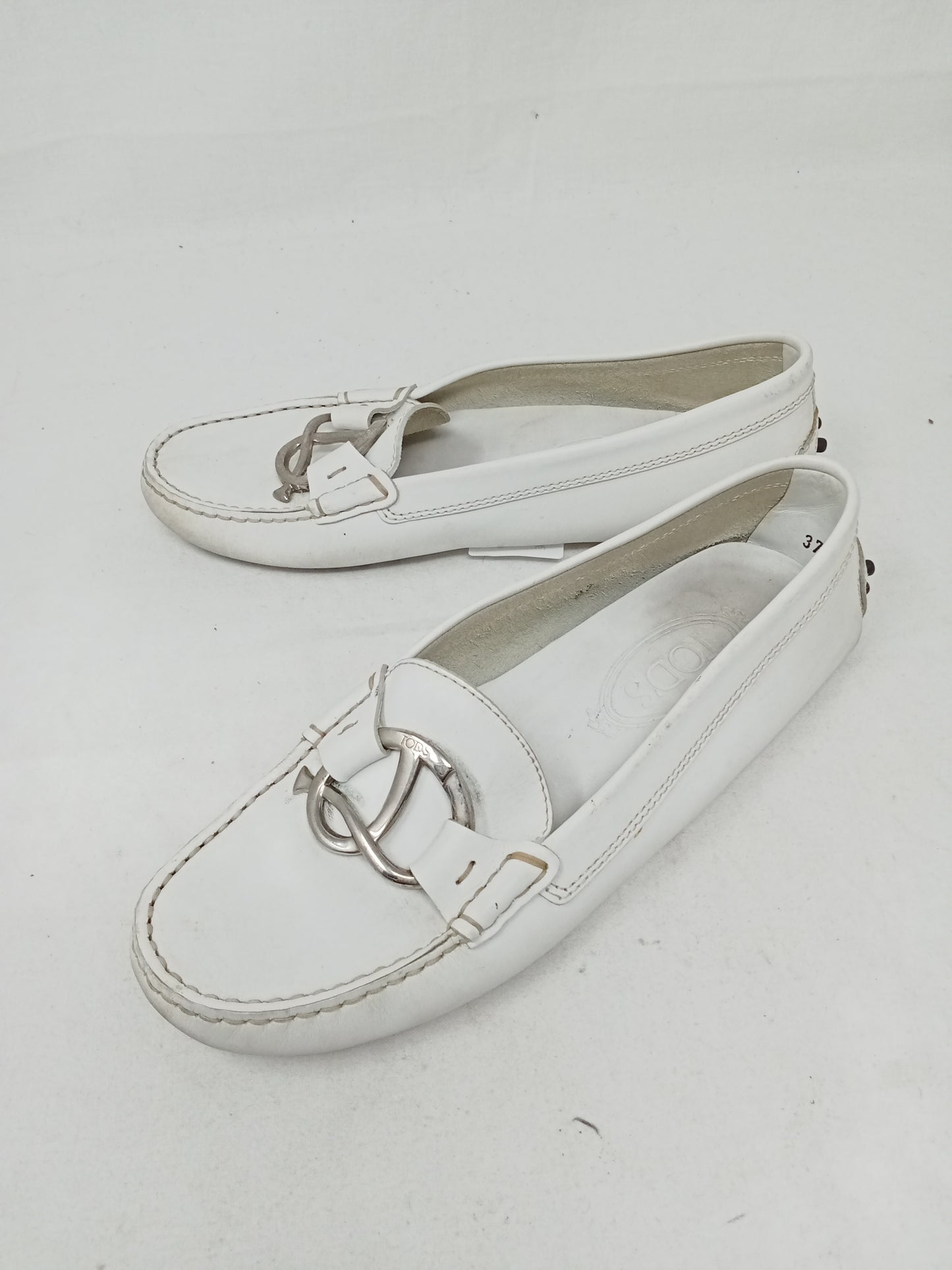 Tods Mocassino In Pelle Bco 37