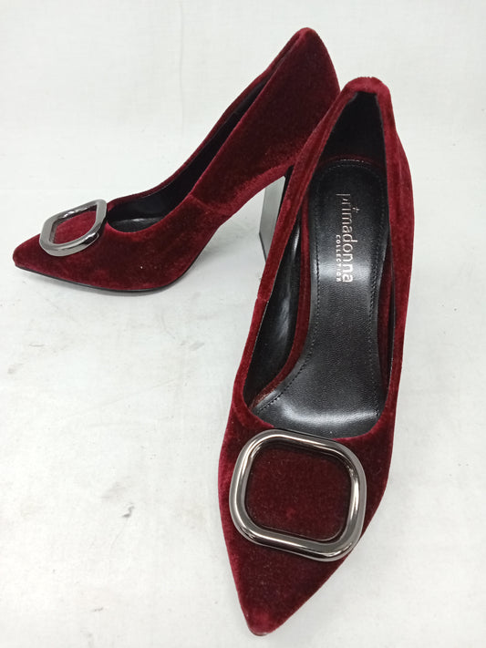 Primadonna Scarpe In Velluto Bordeaux 37