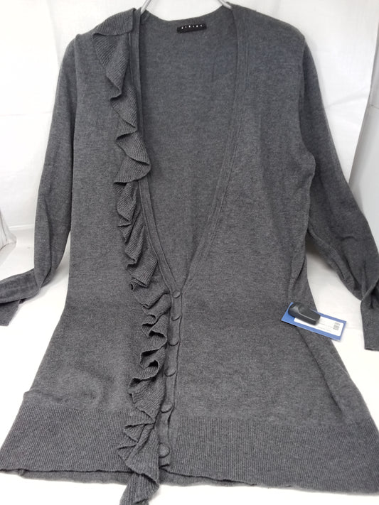 Sisley Cardigan In Lana Grigio S