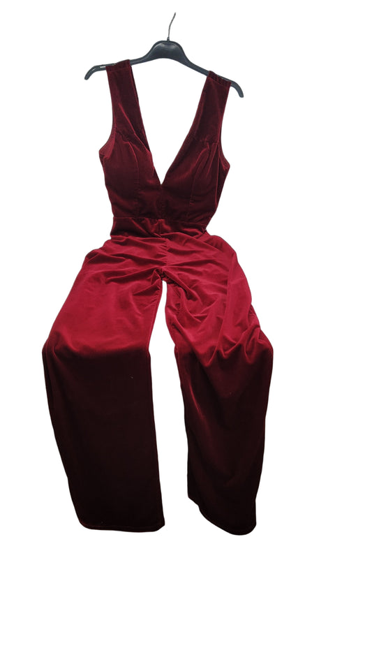 Tuta In Velluto Rosso S/m