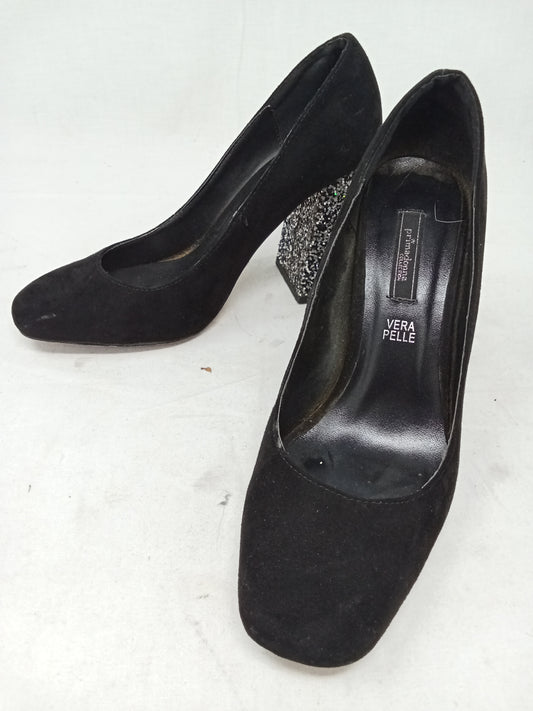 Primadonna Scarpe Nere Tacco Glitter 37