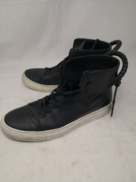 Buscemi Sneakers Alte In Pelle Nero 44