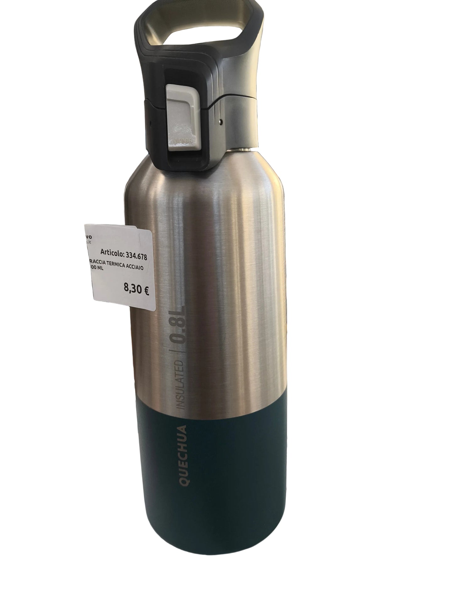 Quechua Borraccia Termica Acciaio Inox Mh500 | 800 Ml