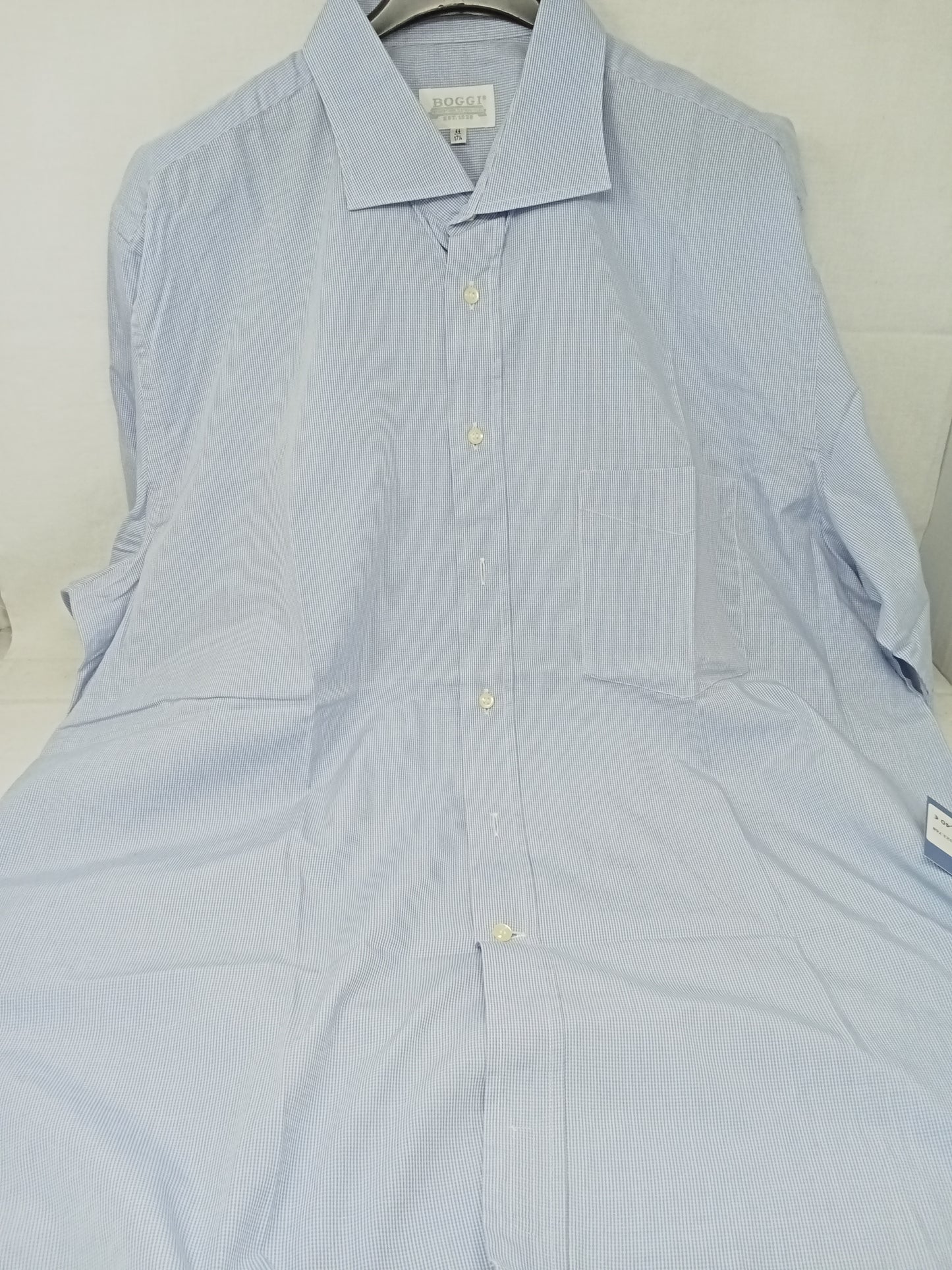 Boggi Camicia Manica Corta Qrt Bca Azz Xl