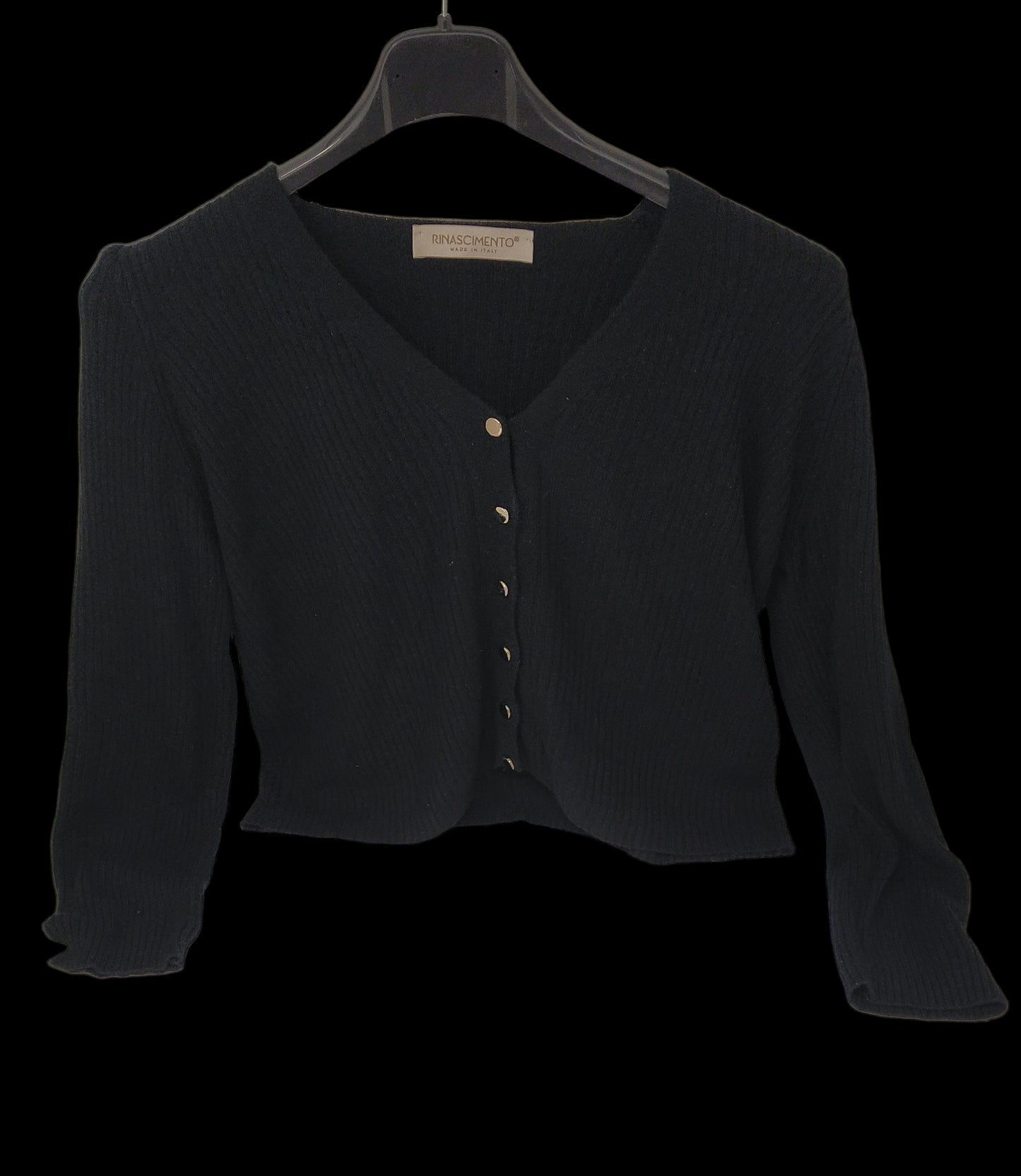Rinascimento Cardigan Nero Tu