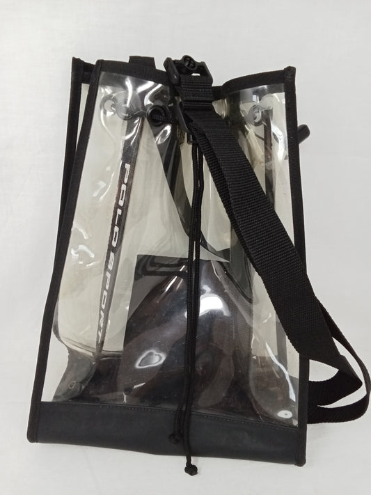 Polo Sport Borsa A Spalla Tresparente Nera