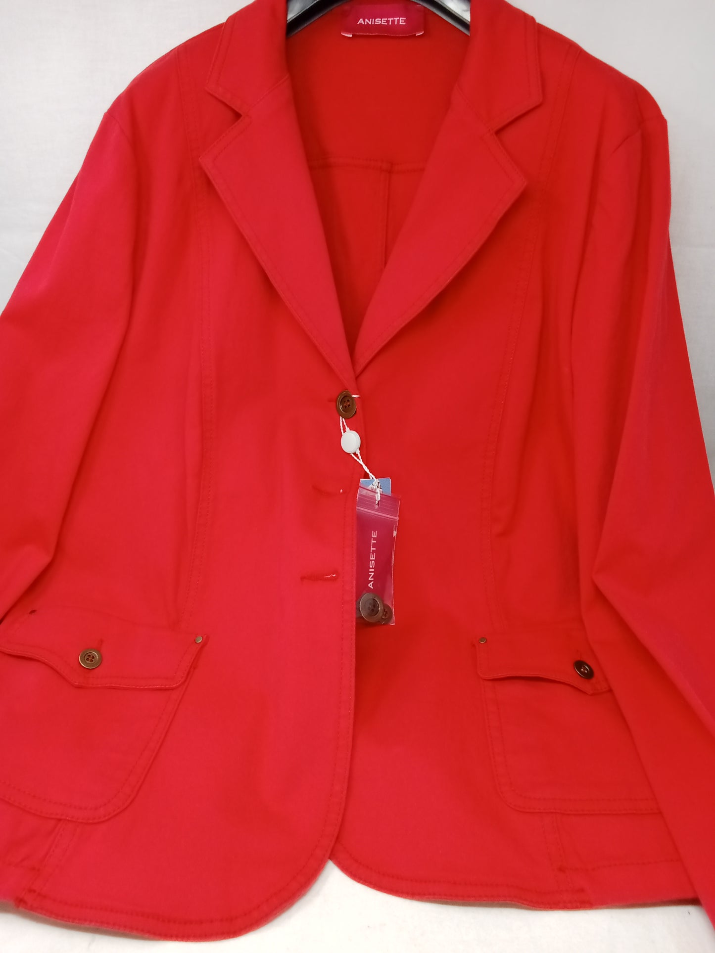 Anisette Giacca Rossa Xl Nuova Xl