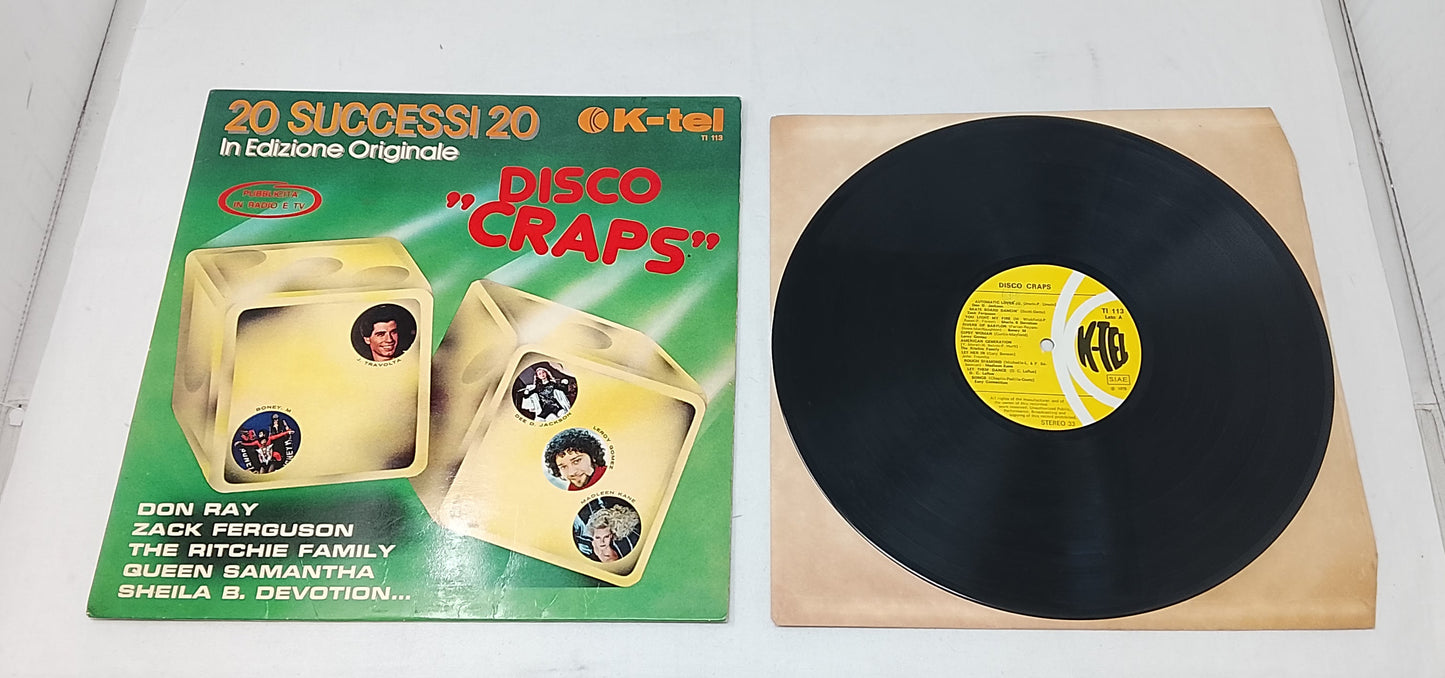 Lp 33 Giri 20 Successi 20 - Disco Craps