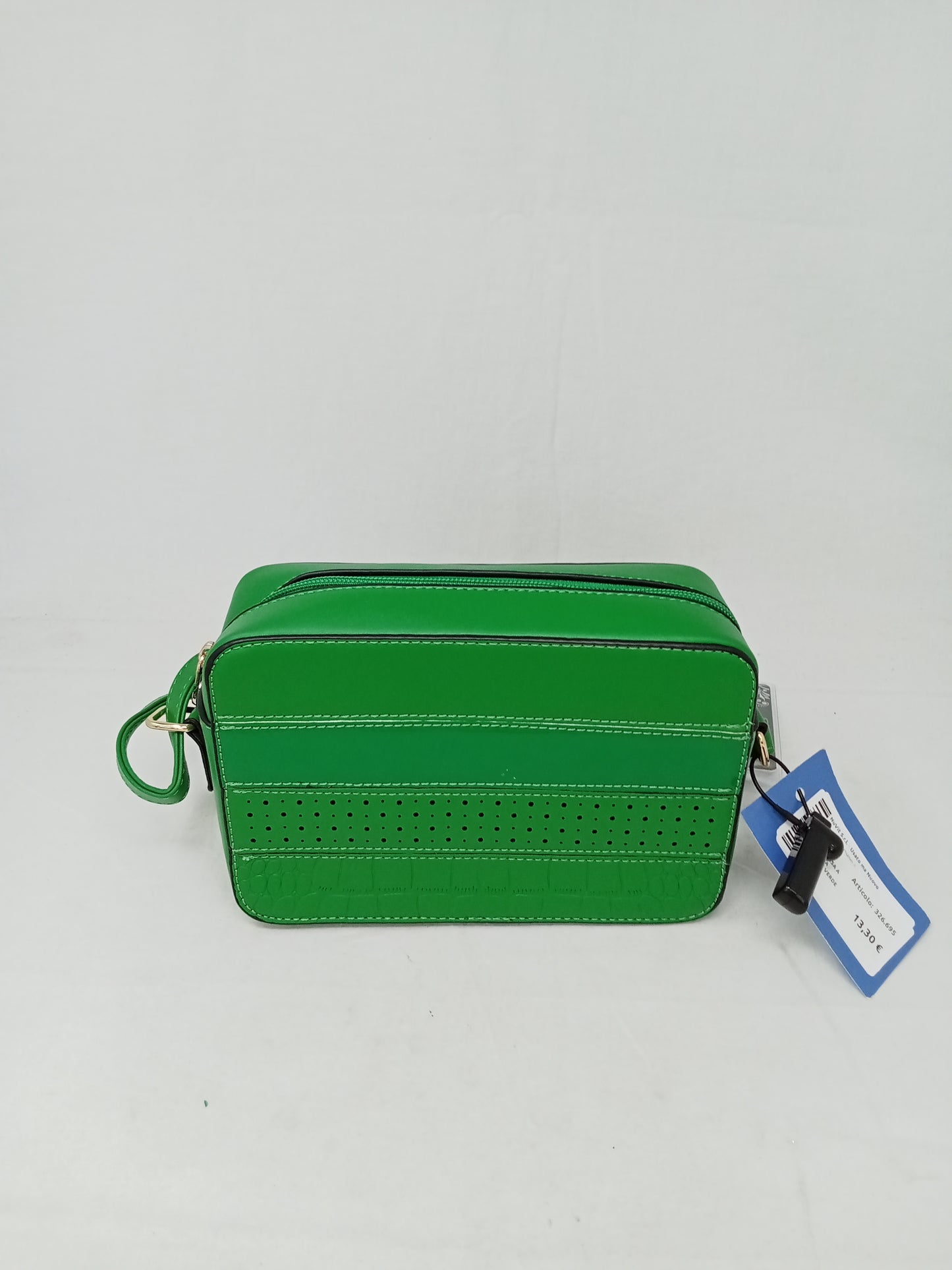 Erick Borsa A Tracolla Ecopelle Verde Nuova