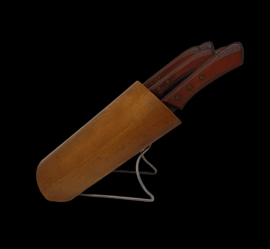 Montana Ceppo Coltelli Legno Con 5 Coltelli