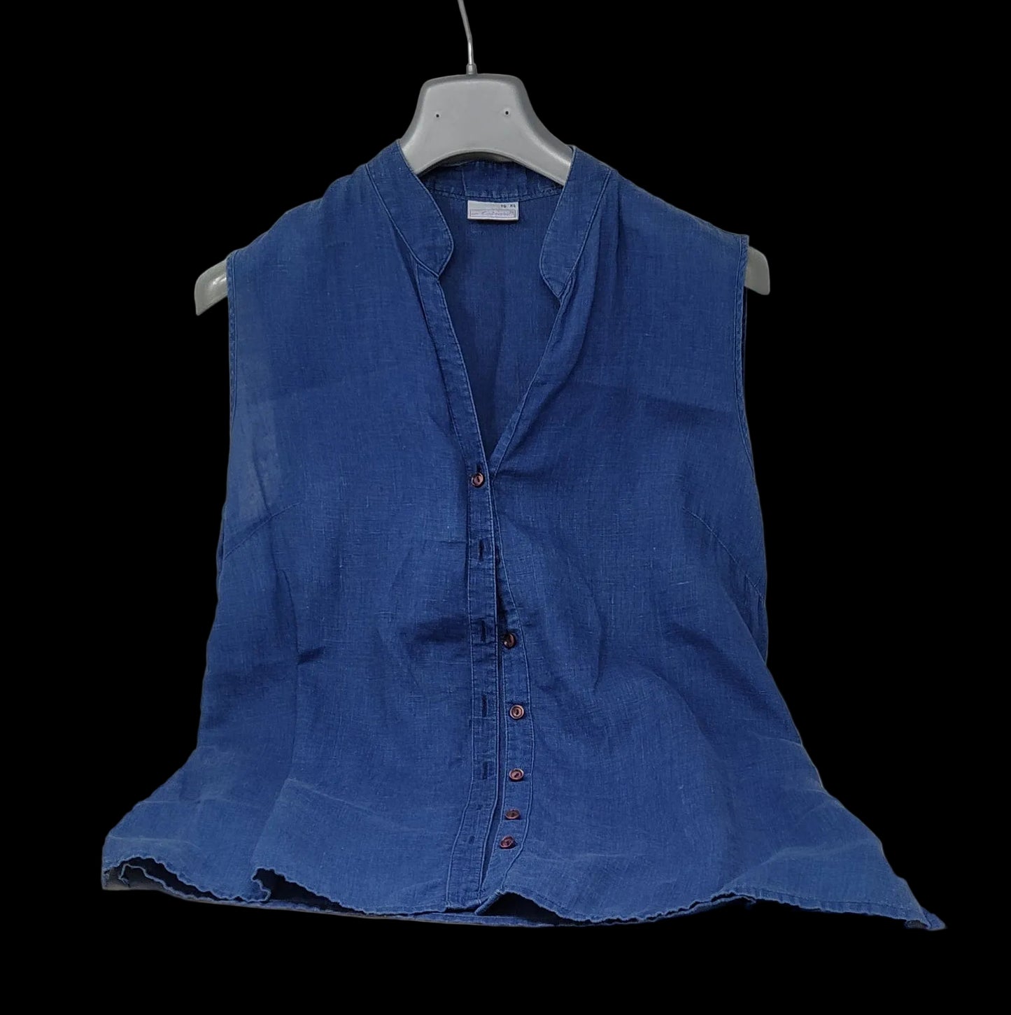 In Extenso Sma In Lino Blu Xl