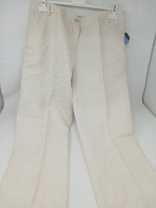Sandro Ferrone Pant.in  Lino Beige 44