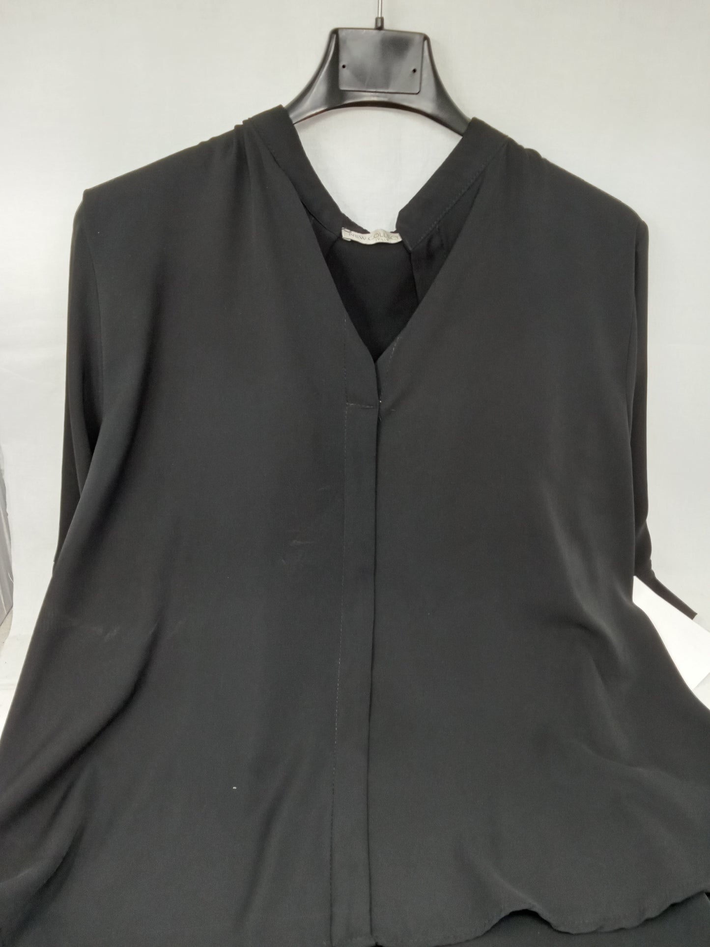 New Collection Camicia Tulle Nera Tu