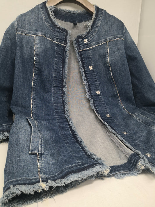 Liu Jo Giacca Jeans Strass France 40