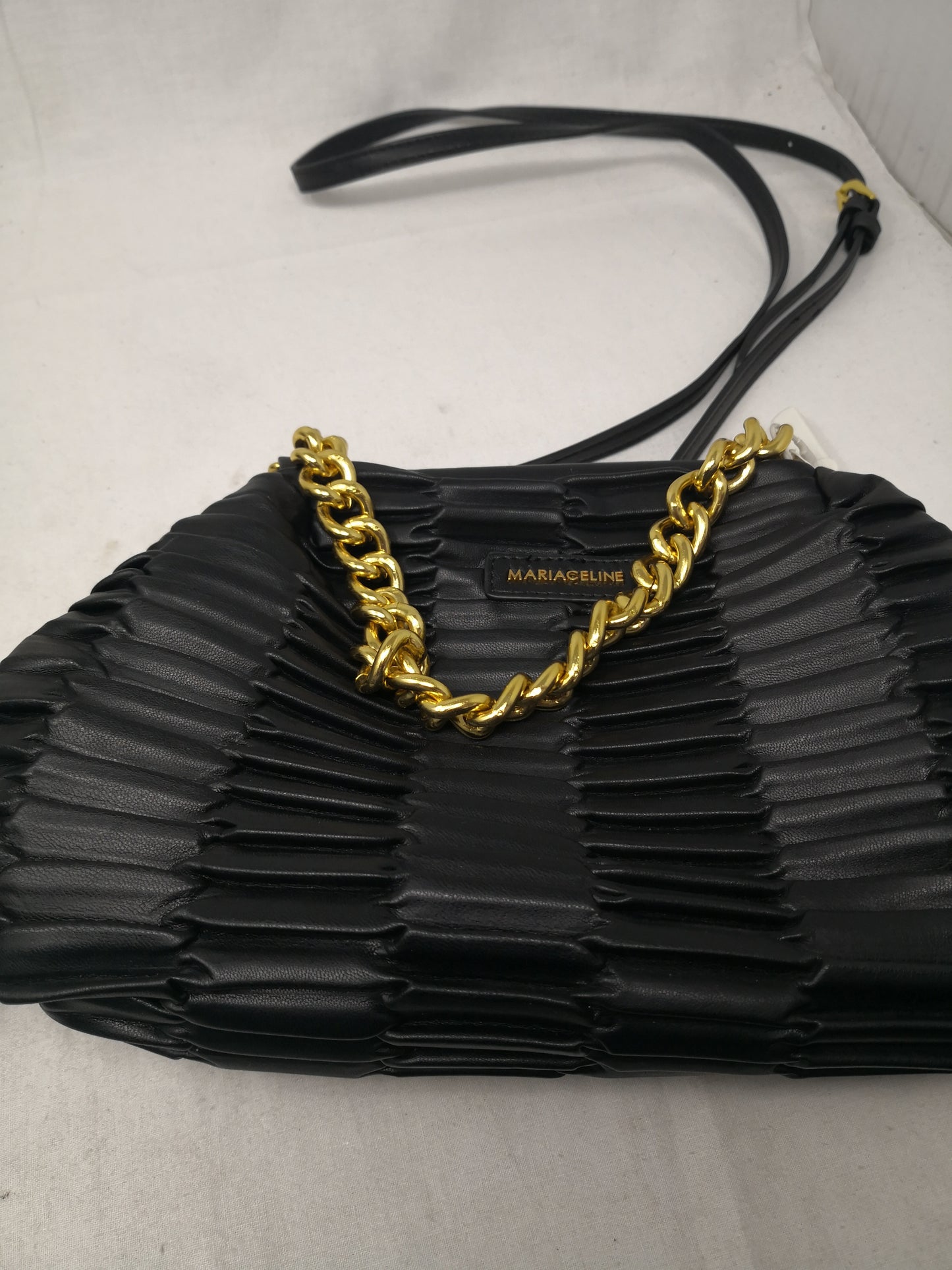 Mariaceline Borsa Plisse Nera