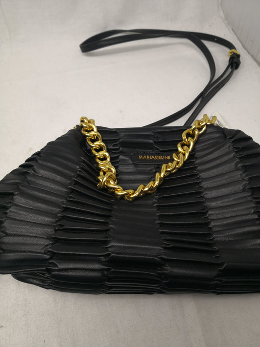 Mariaceline Borsa Plisse Nera
