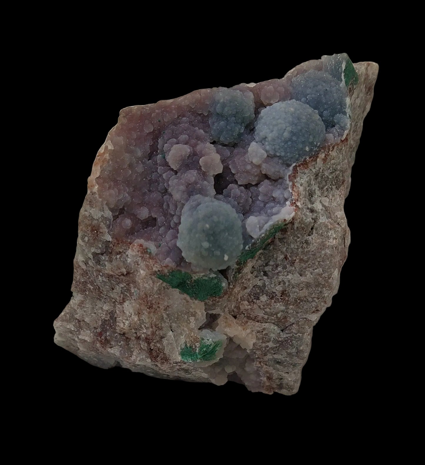 Minerale Malachite + Quarzo - Congo