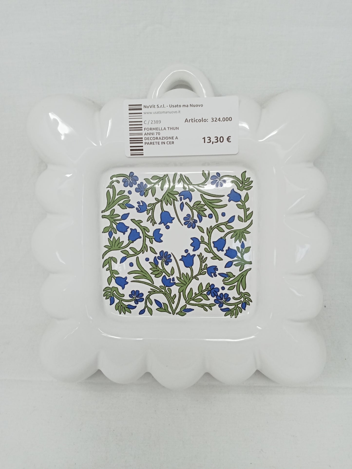 Formella Thun Anni 70 Decorazione A Parete In Ceramica