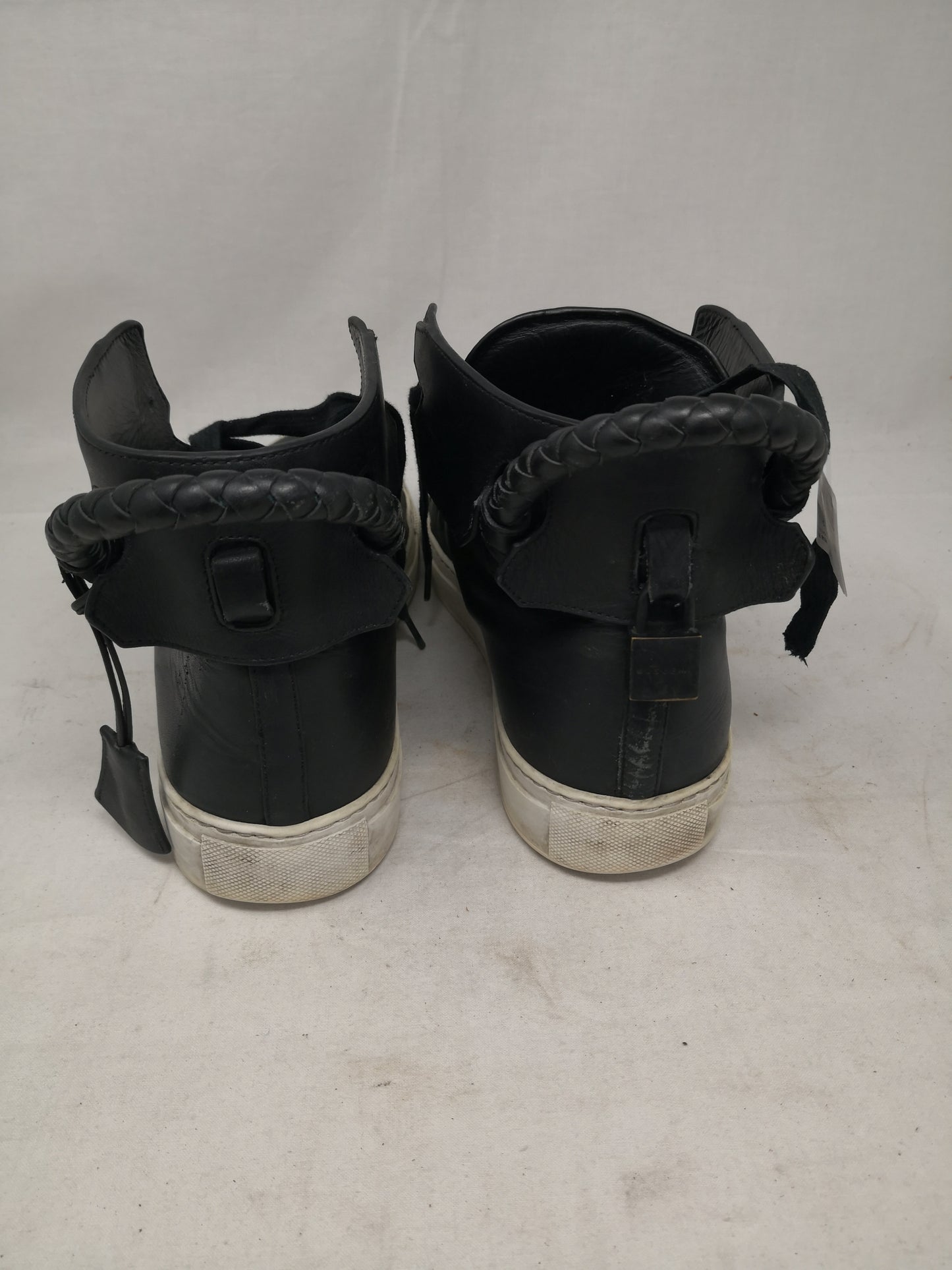 Buscemi Sneakers Alte In Pelle Nero 44