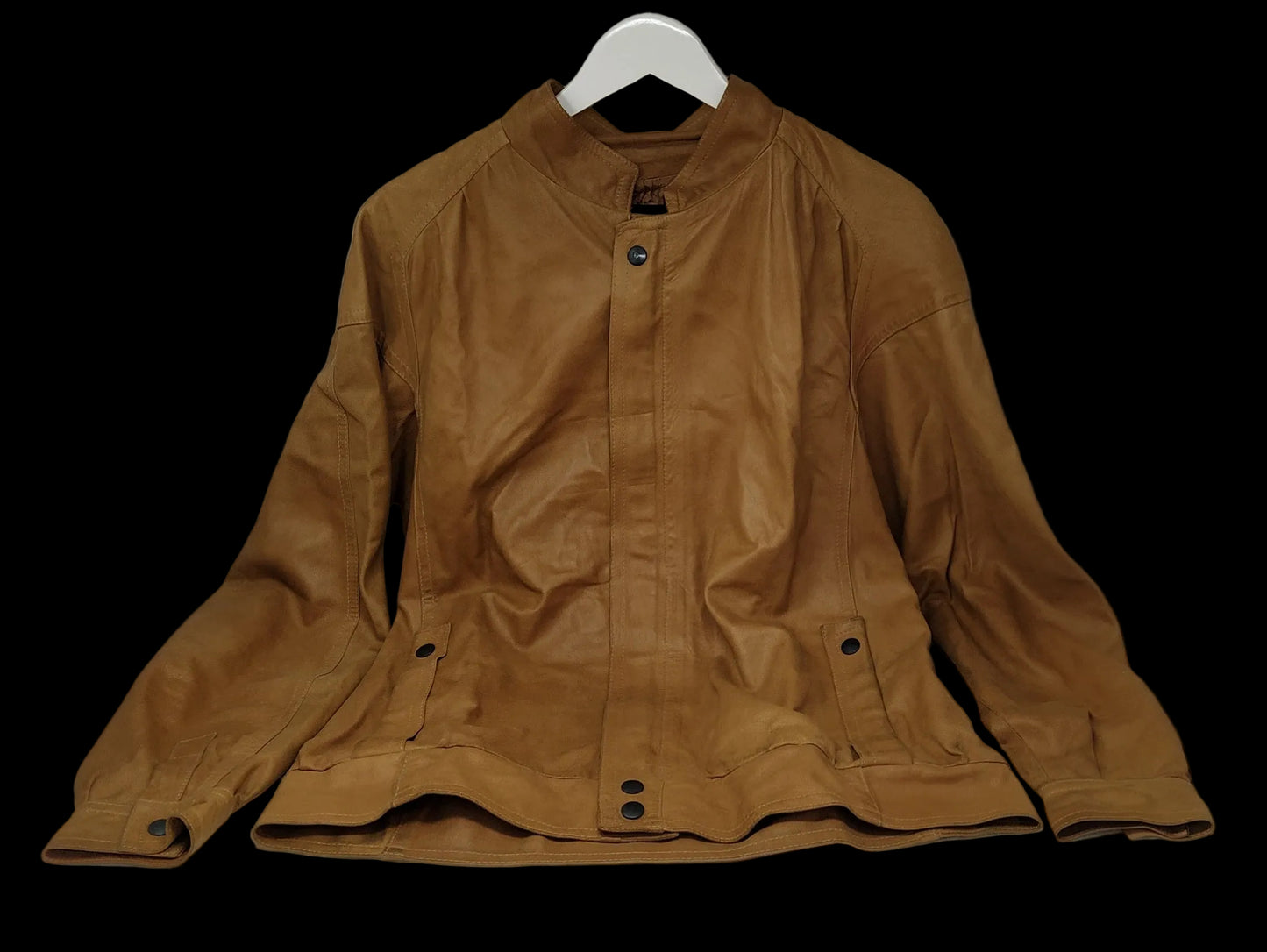 Zanobetti Giacca In Pelle Beige 50 U.