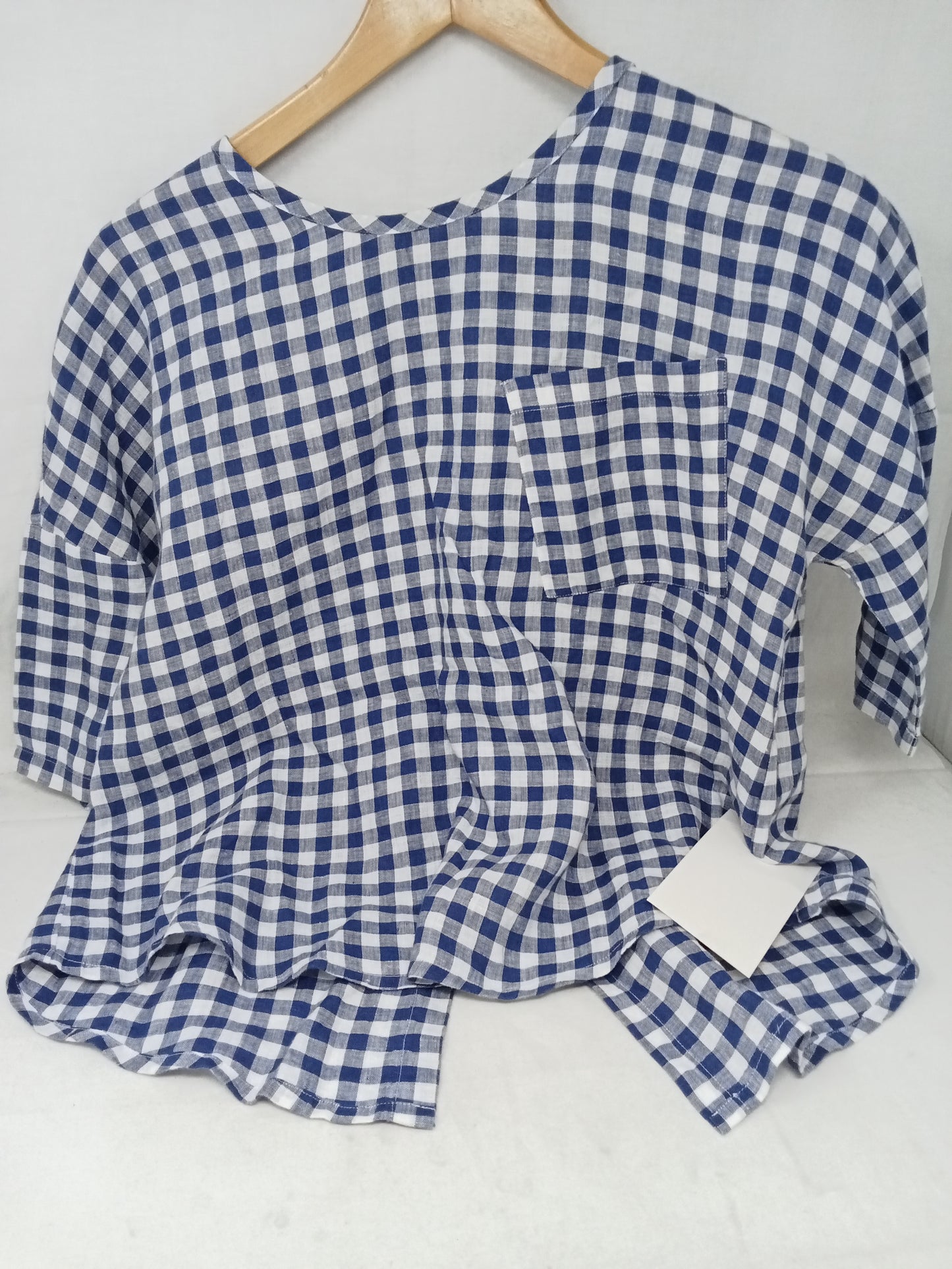 Danoois Camicia Qrt Blu Bco 38