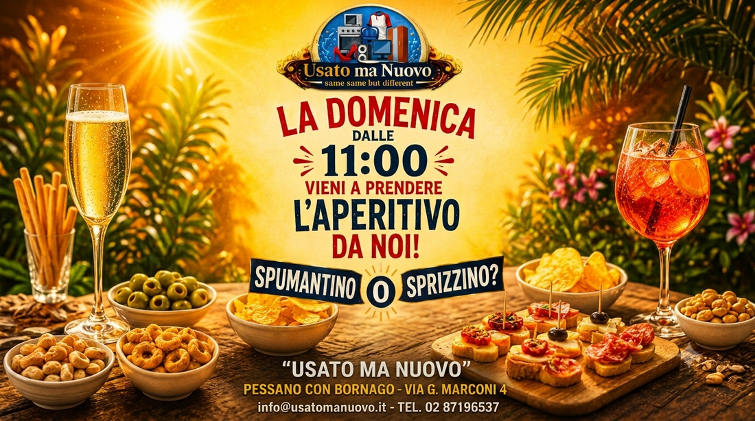 Domenica mattina? Ore 11:00 aperitivo!!!