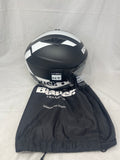 Blauer Casco Integrale Ht-bet Nero Bianco Opaco Mod.12cbkh010103 Misura M Nuovo