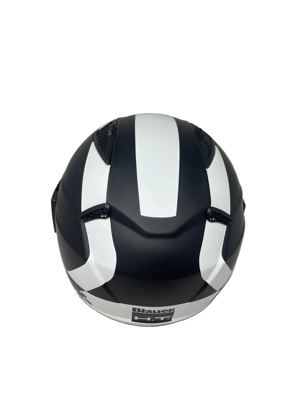 Blauer Casco Integrale Ht-bet Nero Bianco Opaco Mod 12cbkh010103 Misura Xs Nuovo