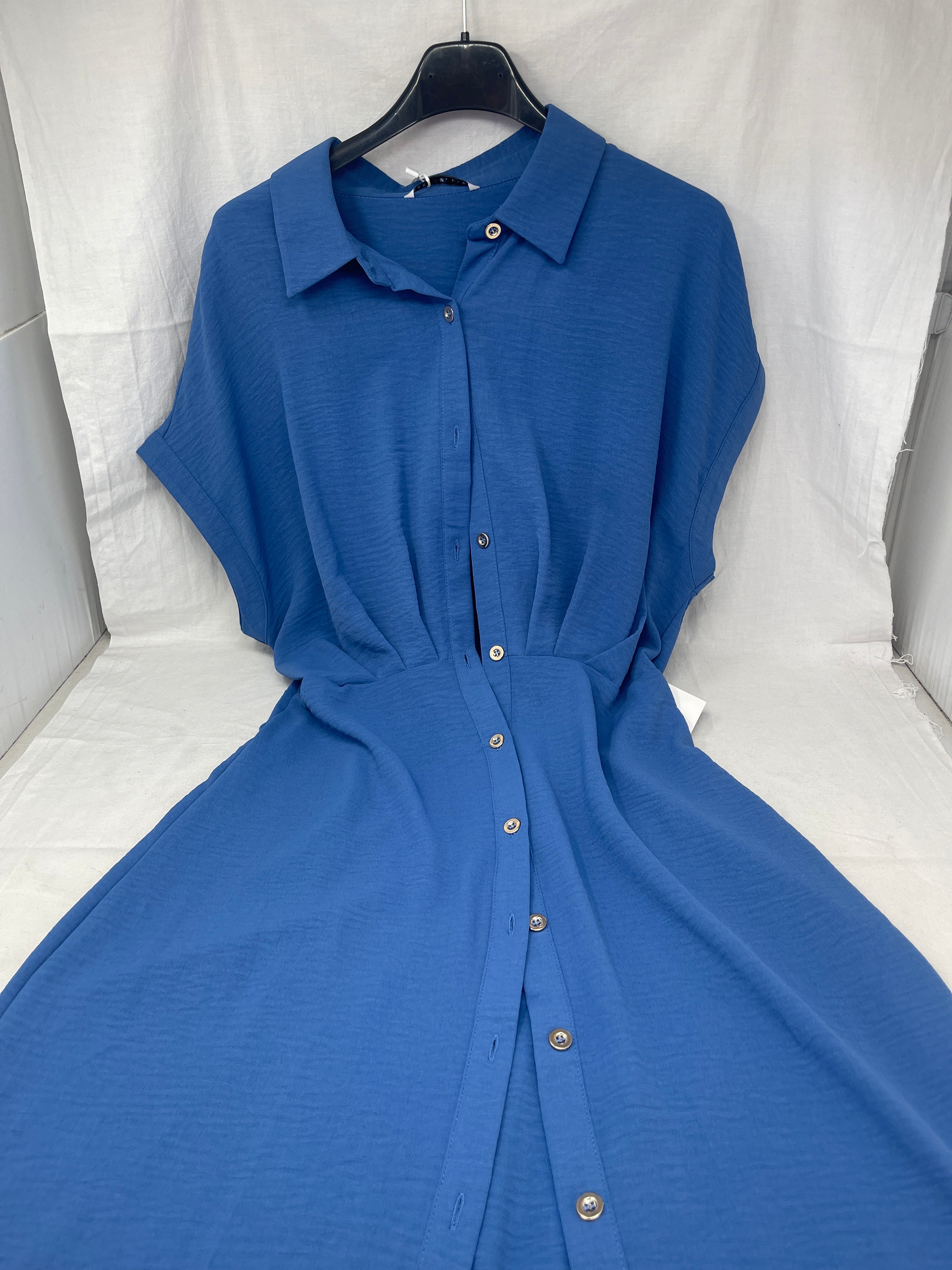 Zuiki Abito Lungo Blu M/l Nuovo