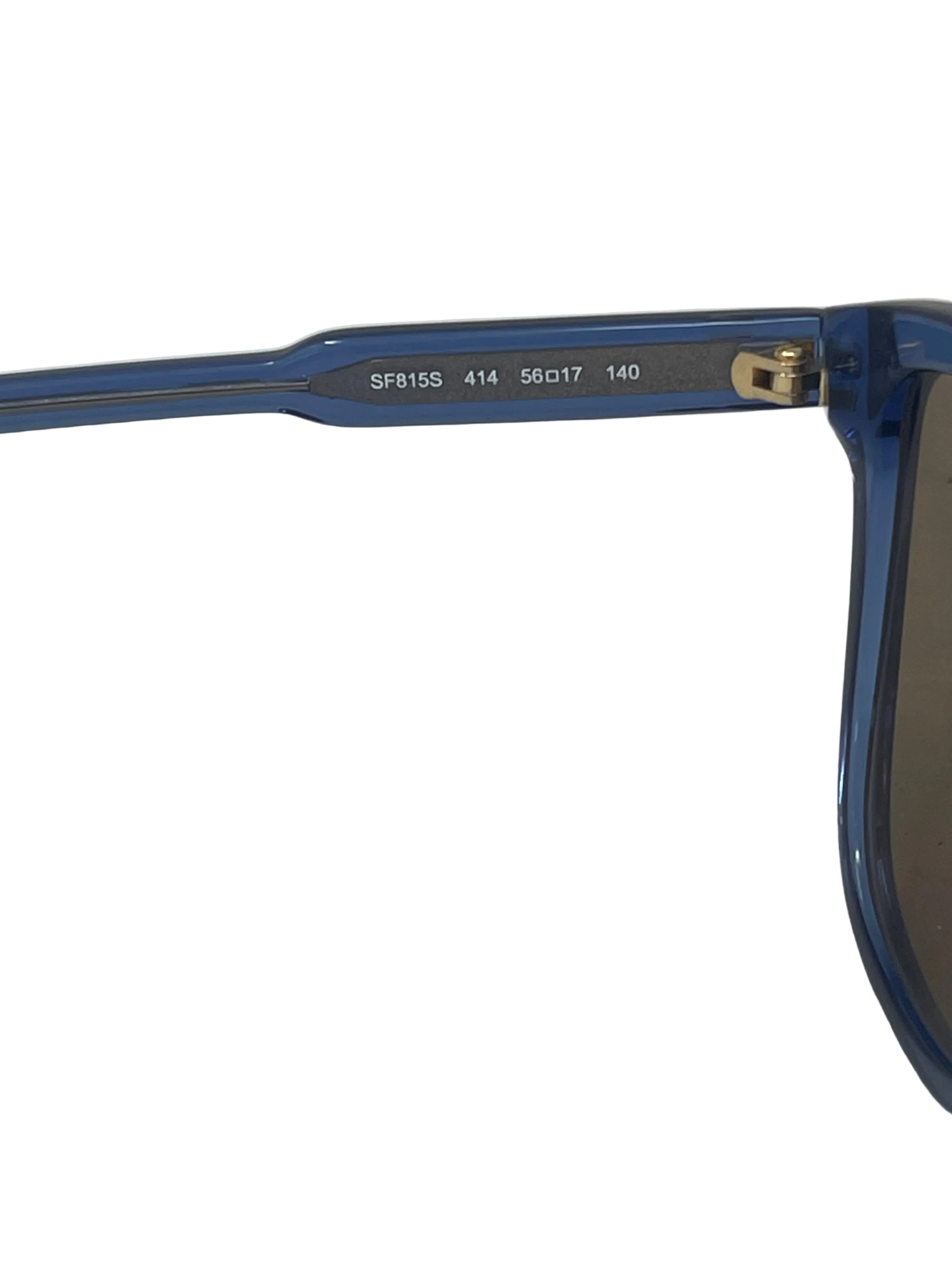Salvatore Ferragamo Occhiali Da Sole Ferrragamo Suns Sf815s Blue Nuovi!