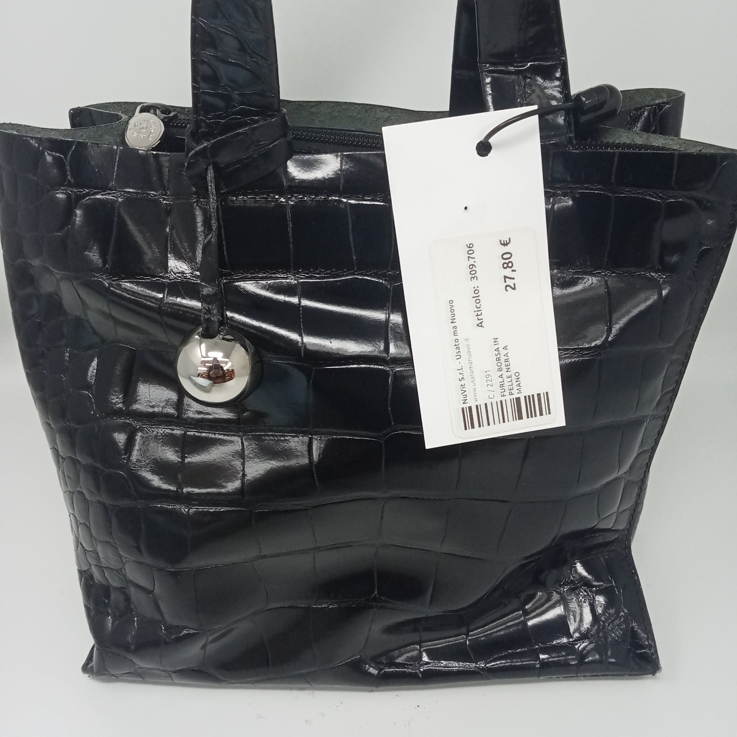 Furla borsa in pelle nera