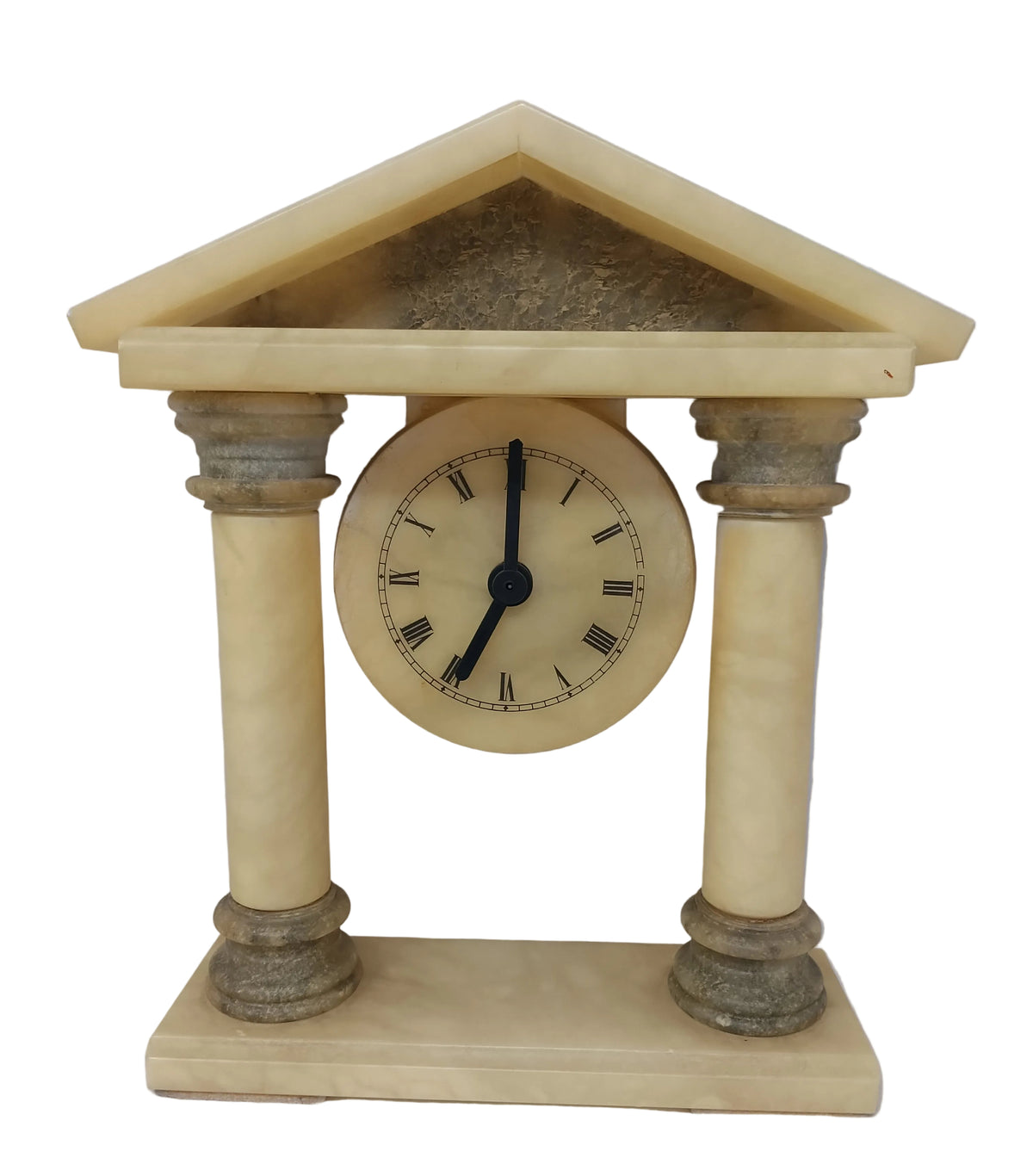 Orologio Da Tavolo Stile Tempio H.27cm (orologio Da Sostituire)